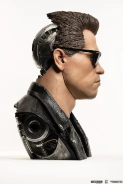 Terminator Replik 1/1 T-800 Model 101 Art Mask Painted Standard Version 46 cm