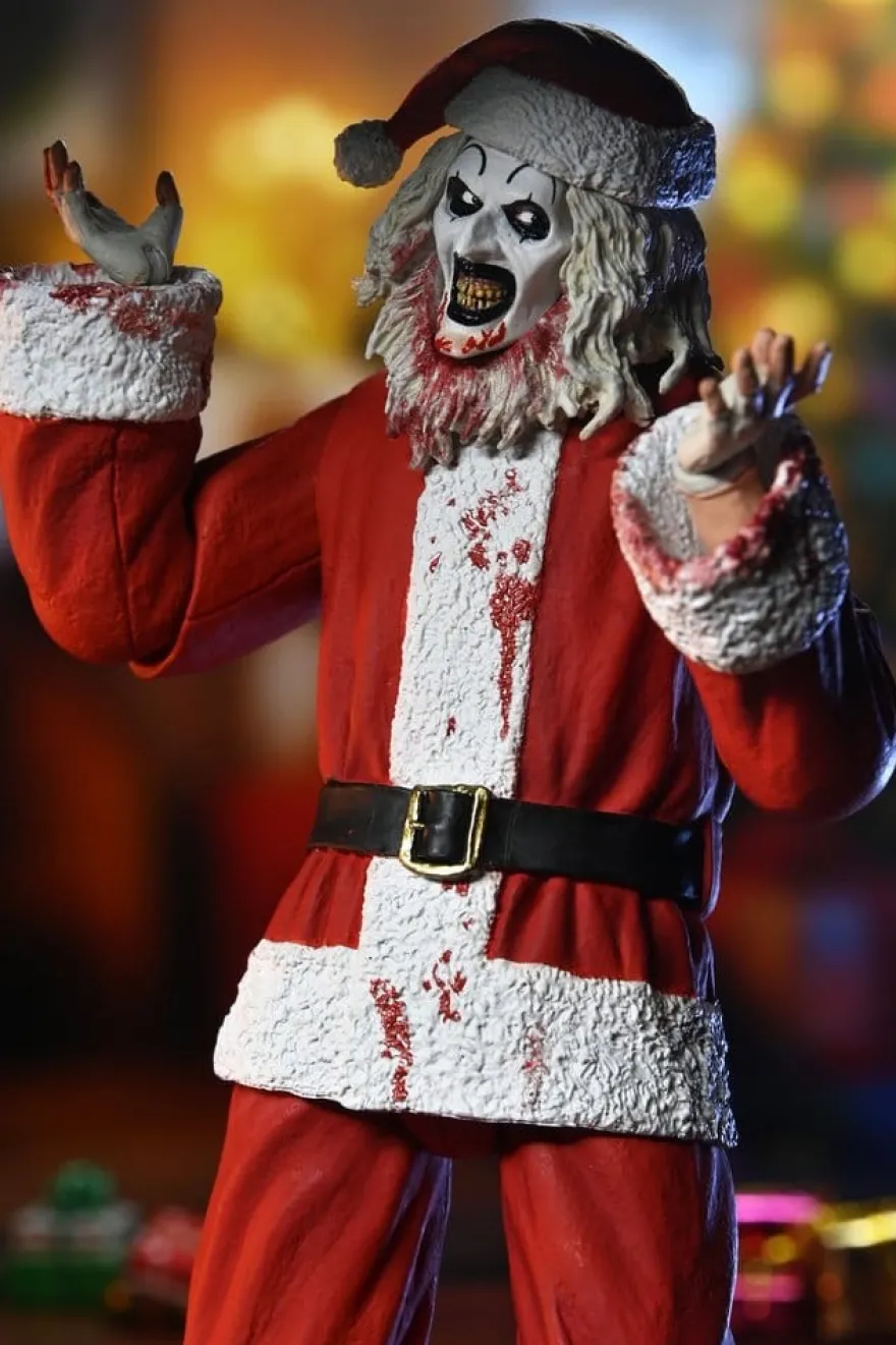 Terrifier 3 Actionfigur Ultimate Santa Suit Art the Clown (Bloody Version) 18 cm