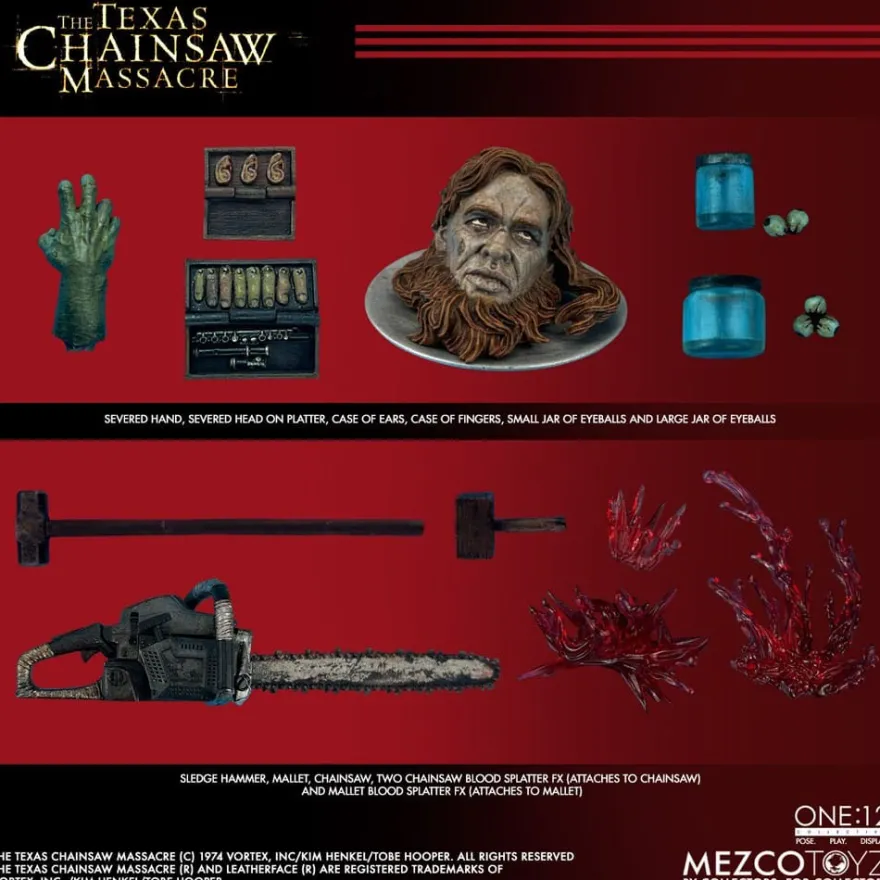 Texas Chainsaw Massacre (2003) Actionfigur 1/12 Leatherface 17 cm