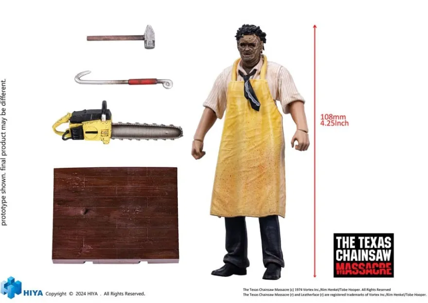 Texas Chainsaw Massacre (1974) Exquisite Mini Actionfigur 1/18 LeatherFace - Killing Mask Standard V