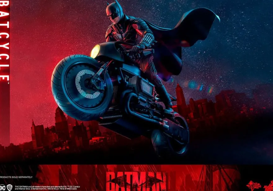 The Batman Movie Masterpiece Fahrzeug 1:6 Batcycle 42 cm