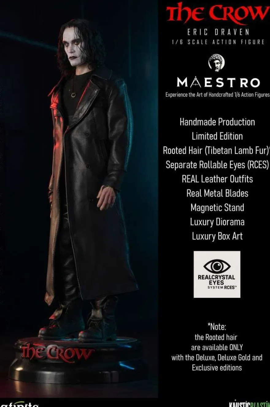 The Crow Eric Draven 1/6 Luxury Actionfigur Deluxe Gold Edition