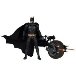 The Dark Knight DC Multiverse Actionfigur mit Fahrzeug Batman & The Batpod 18 cm