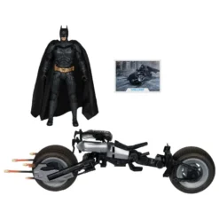 The Dark Knight DC Multiverse Actionfigur mit Fahrzeug Batman & The Batpod 18 cm