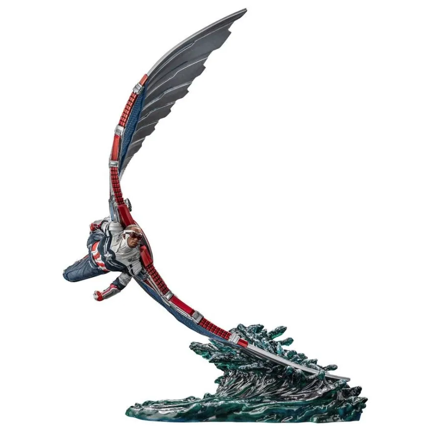 The Falcon and the Winter Soldier BDS Art Scale Statue 1/10 Captain America Sam Wilson (Deluxe)