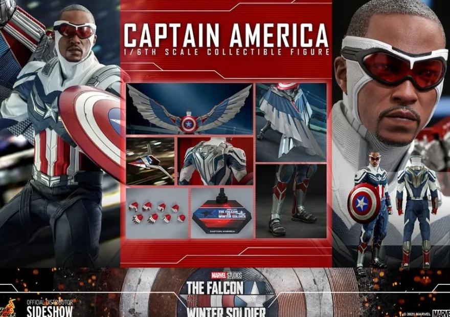 The Falcon and The Winter Soldier Actionfigur 1/6 Captain America