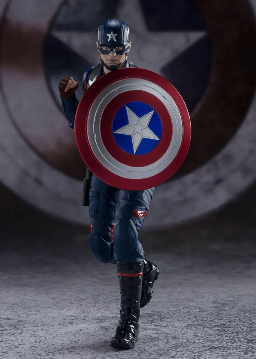 The Falcon and the Winter Soldier S.H. Figuarts Actionfigur Captain America (John F. Walker)