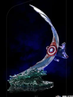 The Falcon and the Winter Soldier BDS Art Scale Statue 1/10 Captain America Sam Wilson (Deluxe)