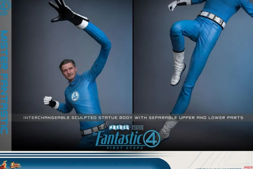 The Fantastic Four: First Steps Movie Masterpiece Actionfigur 1/6 Mister Fantastic 30 cm