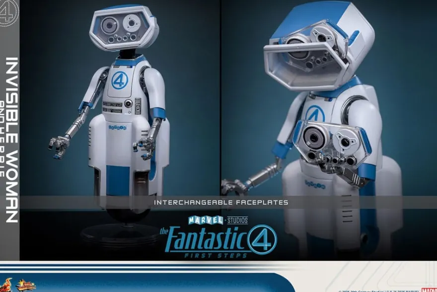 The Fantastic Four: First Steps Movie Masterpiece Actionfiguren 1/6 Invisible Woman & H.E.R.B.I.E.