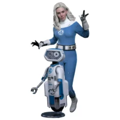 The Fantastic Four: First Steps Movie Masterpiece Actionfiguren 1/6 Invisible Woman & H.E.R.B.I.E.