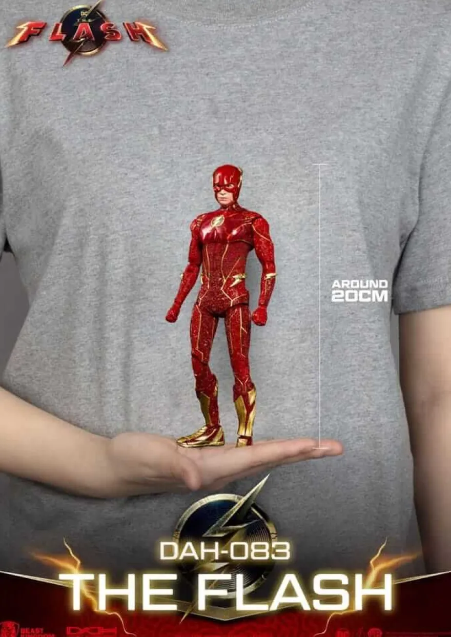 The Flash Dynamic 8ction Heroes Actionfigur 1/9 The Flash 24 cm