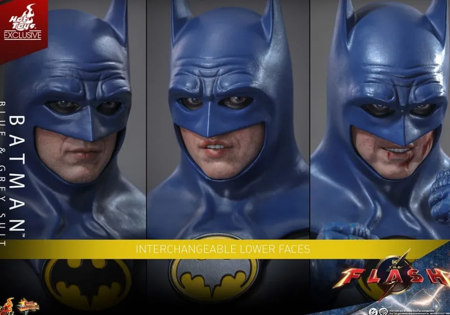 The Flash Movie Masterpiece Actionfigur 1/6 Batman (Blue & Grey Suit) Limited Edition Hot Toys Excl.