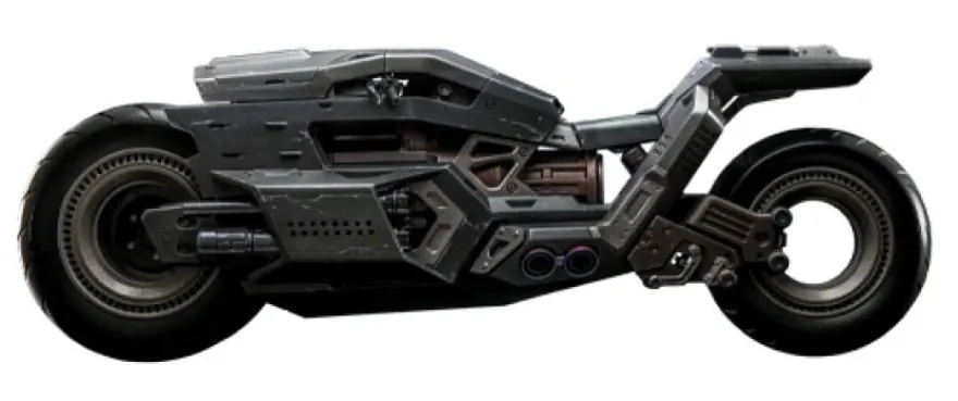 The Flash Movie Masterpiece Fahrzeug 1/6 Batcycle 56 cm