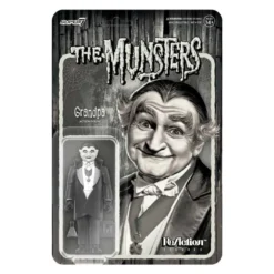 The Munsters Wave 2 ReAction Actionfigur Grandpa (Grayscale)