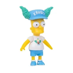 The Simpsons 2 1/2-Inch Scaled Wave 3 Actionfigur Bart Simpson mit Krusty der Clown Hut