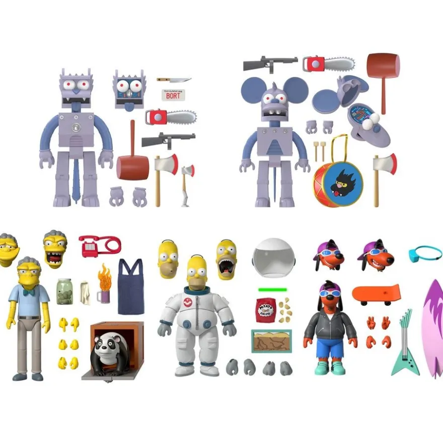 The Simpsons Ultimates Actionfiguren-Set Wave 1 (5)