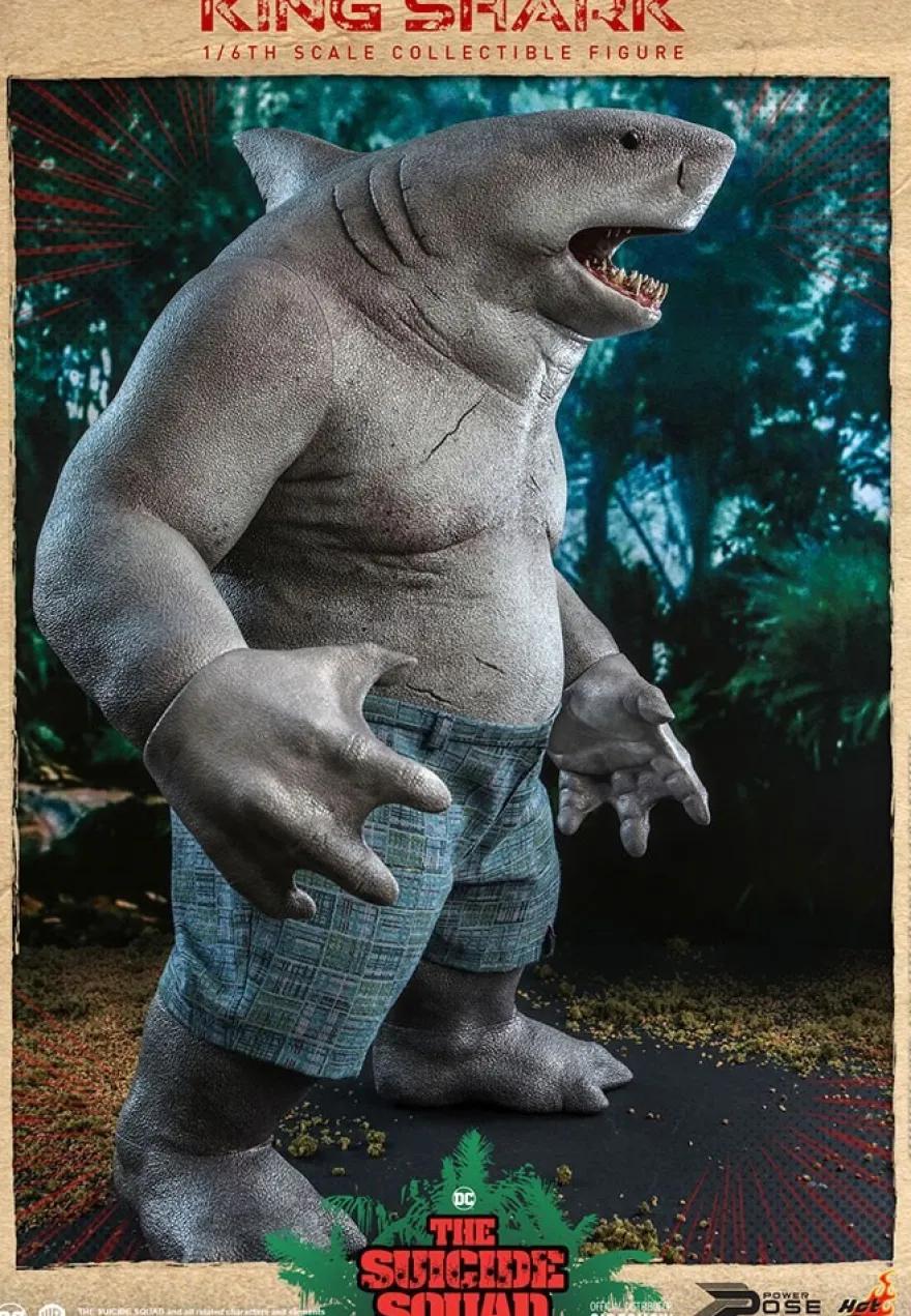 The Suicide Squad Power Pose Series Actionfigur 1/6 King Shark