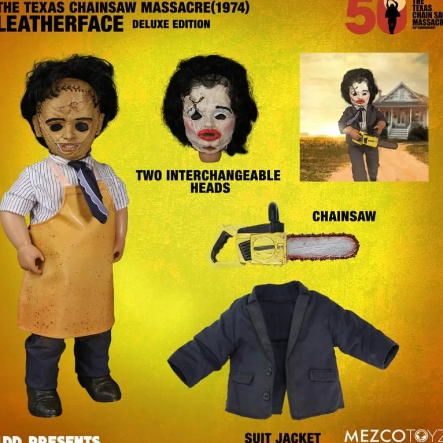 The Texas Chainsaw Massacre (1974) Living Dead Dolls Puppe Leatherface Deluxe Edition 27 cm