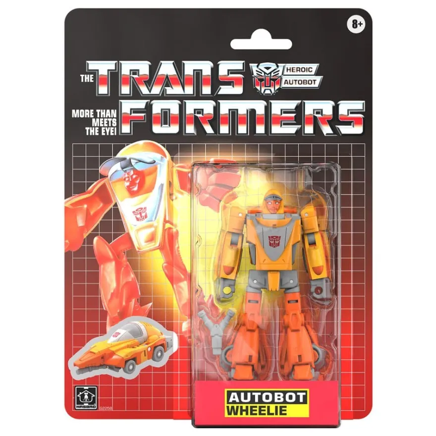 The Transformers Retro G1 Actionfigur Autobot Wheelie 11 cm