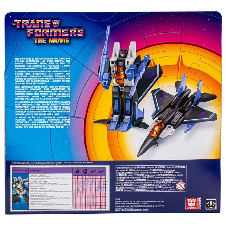The Transformers: The Movie Retro Actionfigur Skywarp 14 cm
