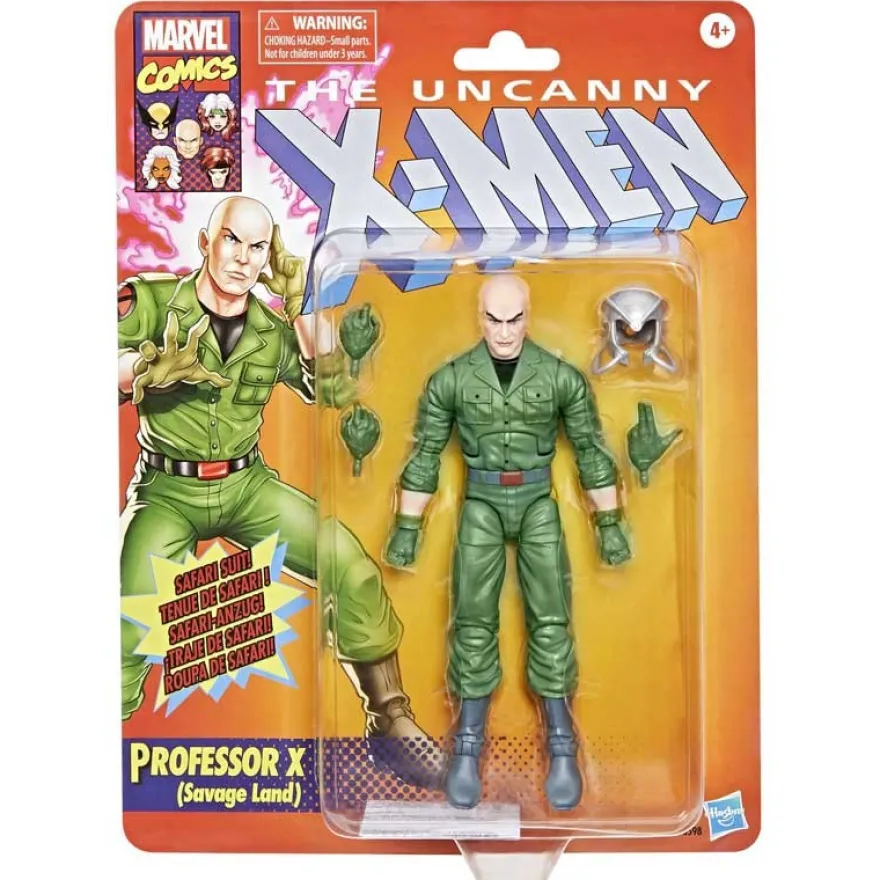 The Uncanny X-Men Marvel Legends Series Professor X Savage Land Version Figur 15 cm
