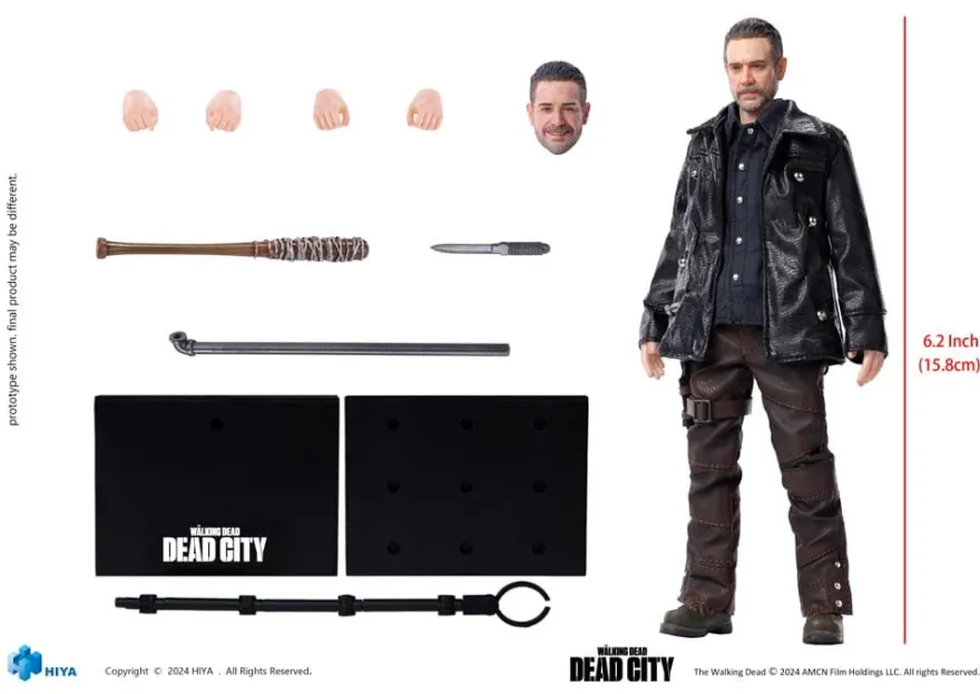 The Walking Dead: Dead City Exquisite Super Series Actionfigur 1/12 Negan 16 cm