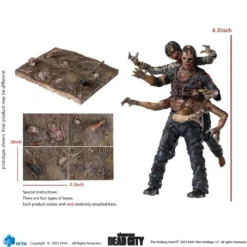 The Walking Dead Exquisite Mini Actionfigur 1:18 Dead City Walker King 11 cm