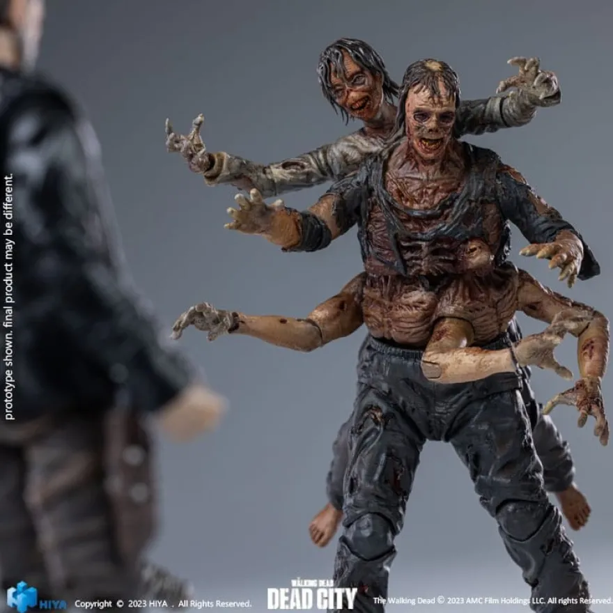 The Walking Dead Exquisite Mini Actionfigur 1:18 Dead City Walker King 11 cm