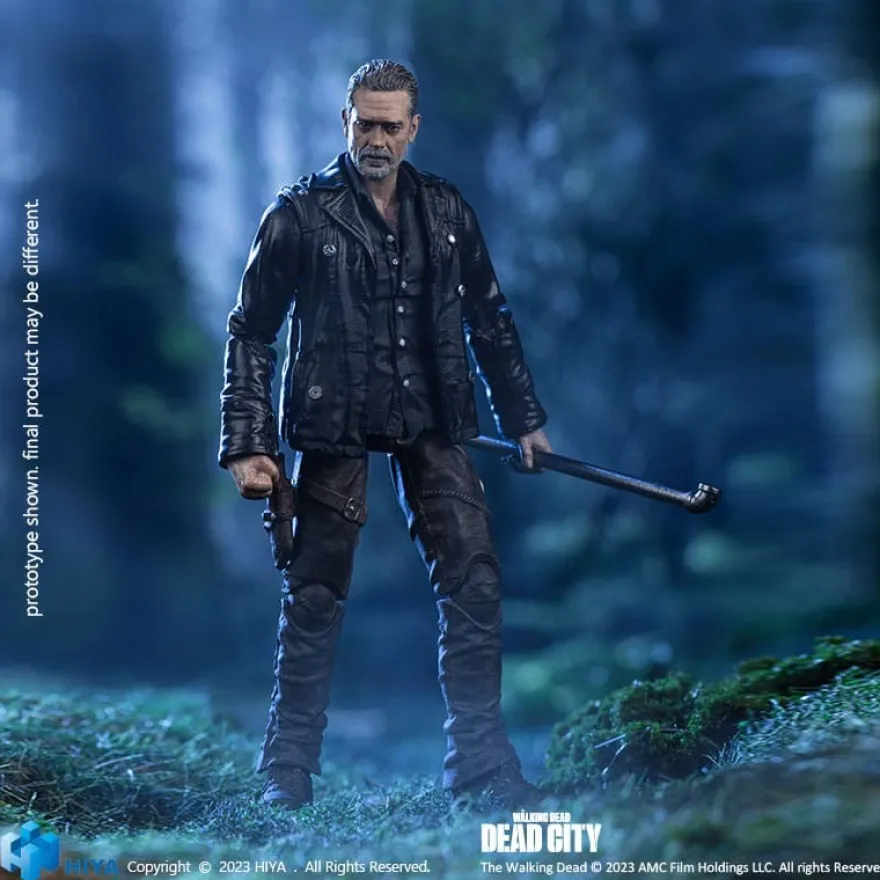 The Walking Dead Exquisite Mini Actionfigur 1:18 Dead City Negan 11 cm