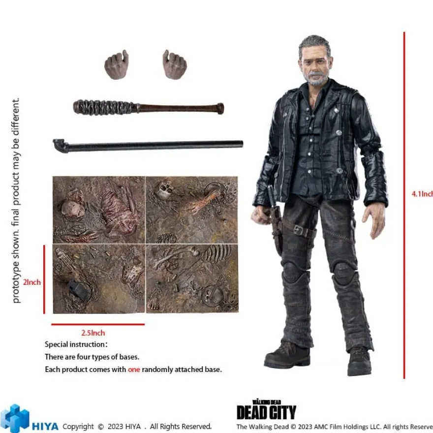The Walking Dead Exquisite Mini Actionfigur 1:18 Dead City Negan 11 cm