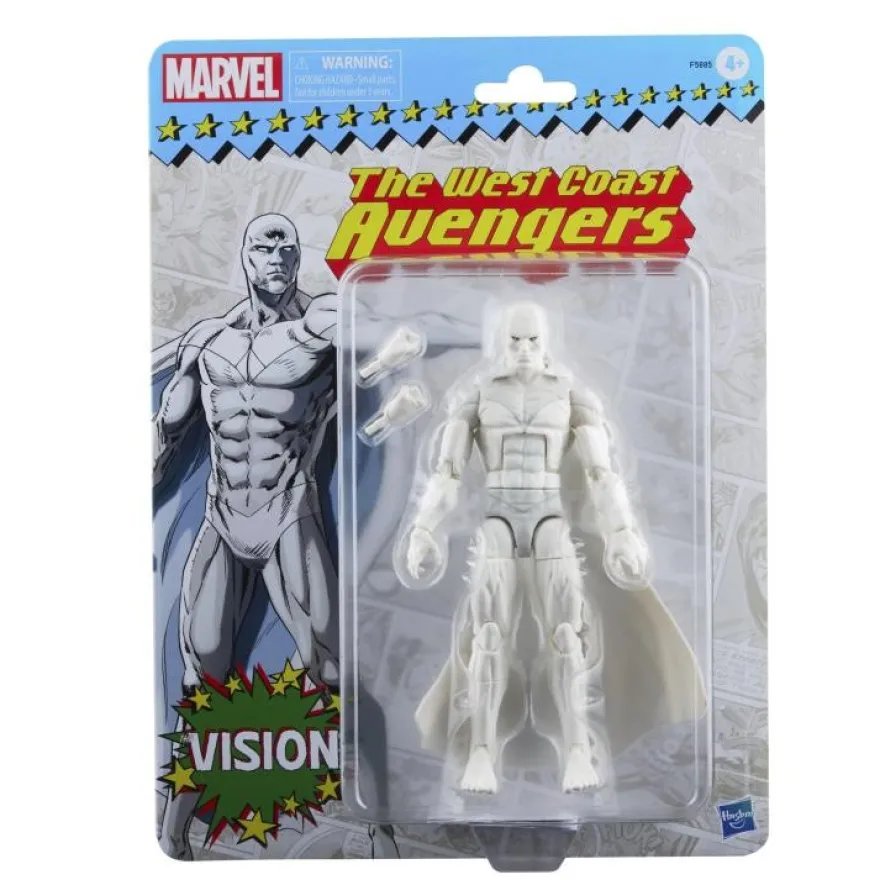 The West Coast Avengers Marvel Legends Retro Actionfigur Vision (White)