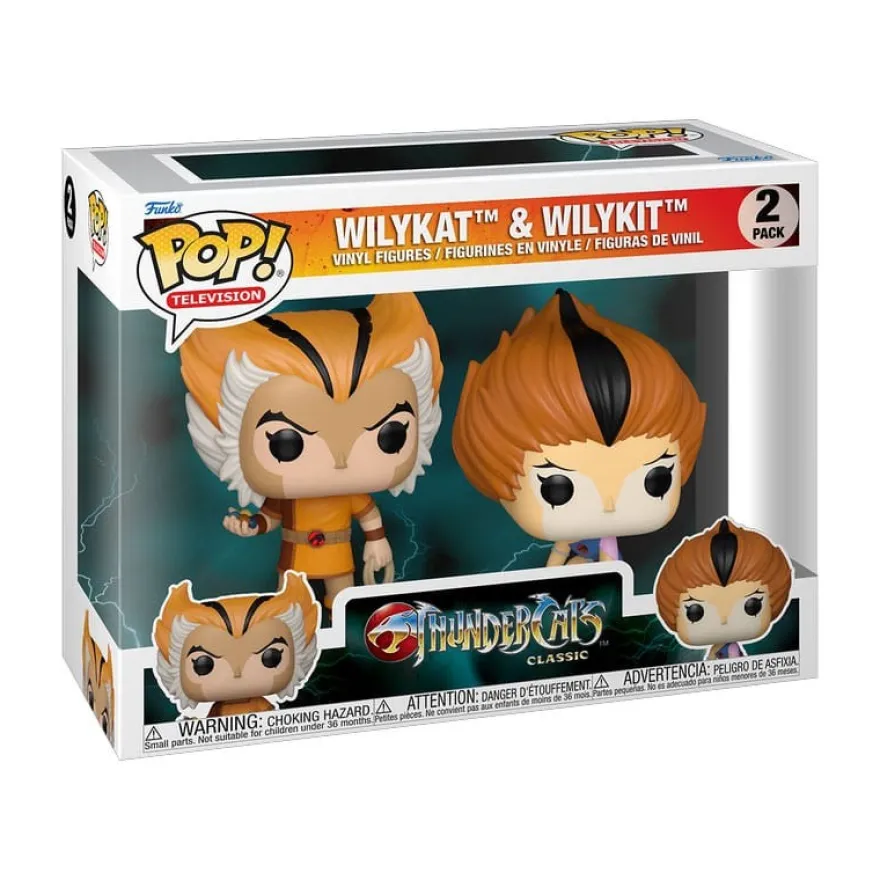 Thundercats POP! Vinyl Figuren 2er-Pack Wilykat & Wilykit 9 cm