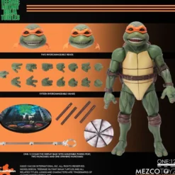 TMNT Actionfiguren Box-Set 1/12 Teenage Mutant Ninja Turtles (1990 Movie) 15 cm