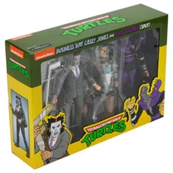TMNT (Cartoon) Actionfiguren 2er-Pack Business Suit Casey Jones & Split Foot Soldier 18 cm
