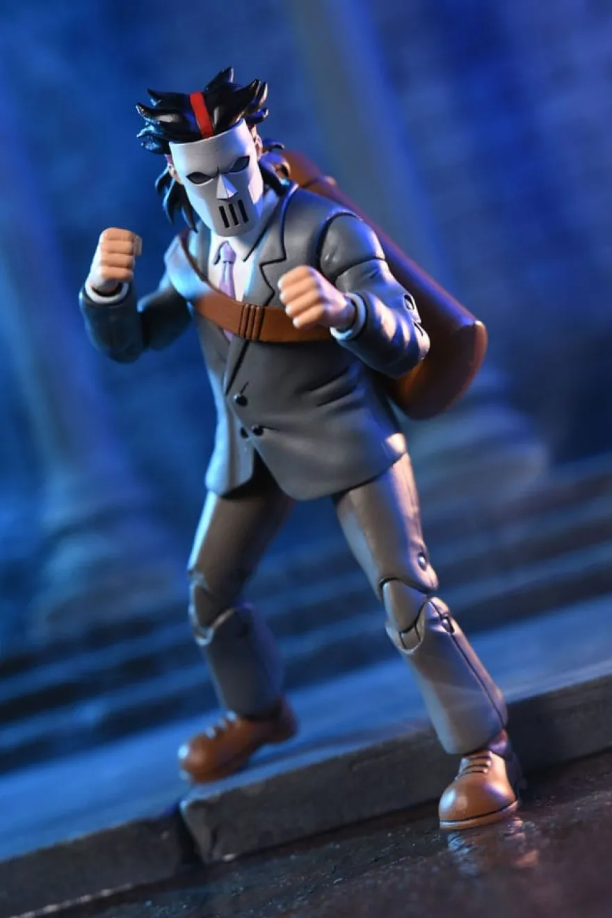 TMNT (Cartoon) Actionfiguren 2er-Pack Business Suit Casey Jones & Split Foot Soldier 18 cm
