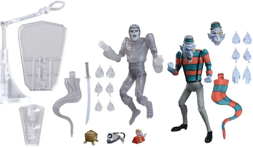 TMNT Saturday Morning Adventures Actionfiguren 2-Pack Creepy Eddie & Shibano-Sama 17 cm
