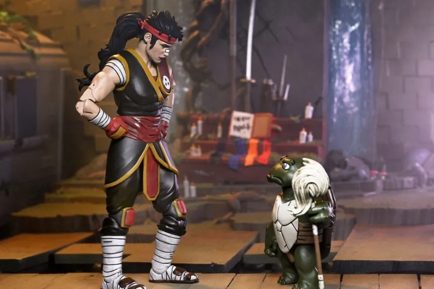 TMNT: The Last Ronin Actionfigur Ultimate Casey Marie with Baby Odyn & Uno 17 cm
