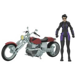 TMNT (The Last Ronin The Lost Years) Actionfigur Casey Marie with Last Ronin Motorcycle 18 cm