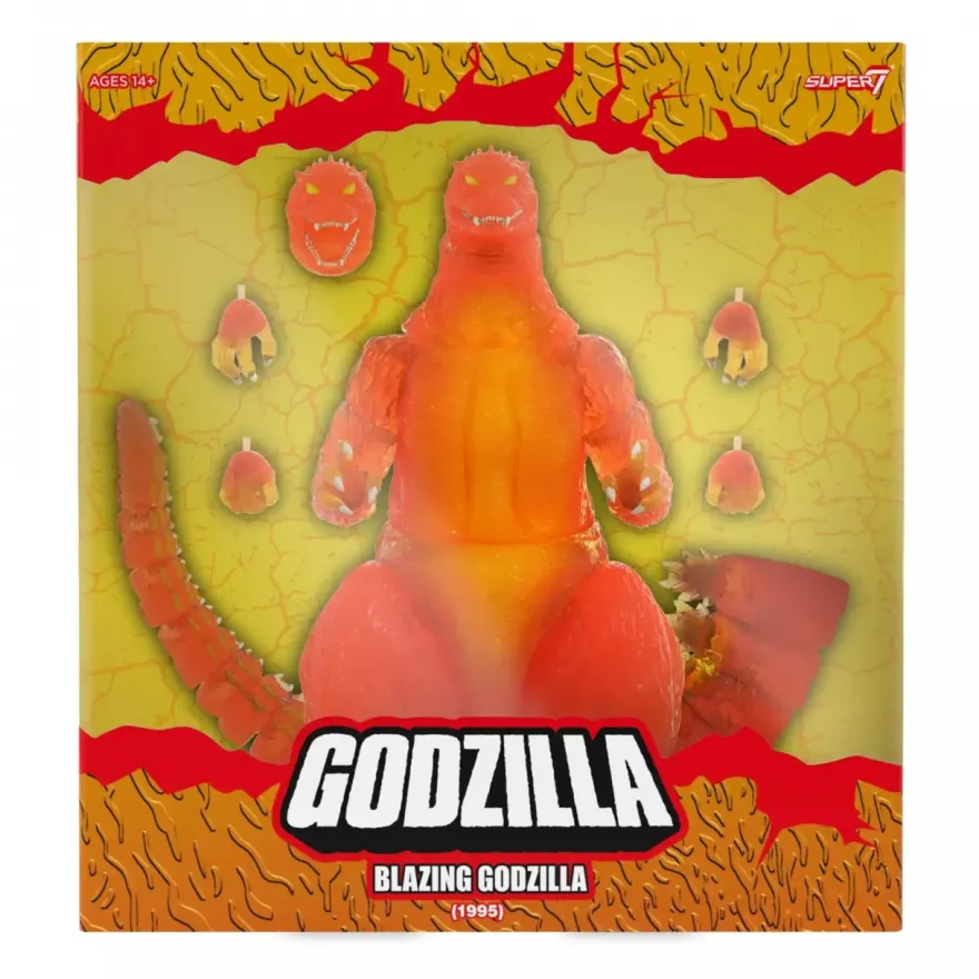 Toho ULTIMATES! Blazing Godzilla (1200º Clear Orange)