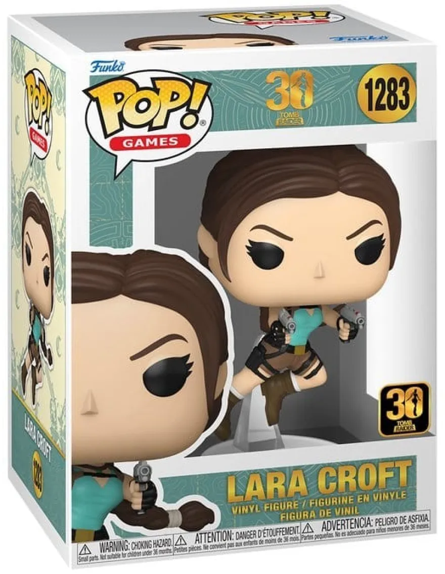 Tomb Raider POP! Games Vinyl Figur Lara Croft (30th Anniversary) 9 cm