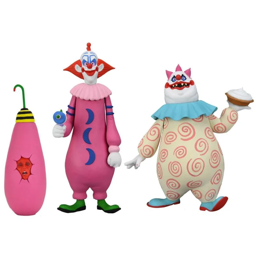 Toony Terrors Killer Klowns from Outer Space Actionfiguren Slim & Chubby (2-Pack)