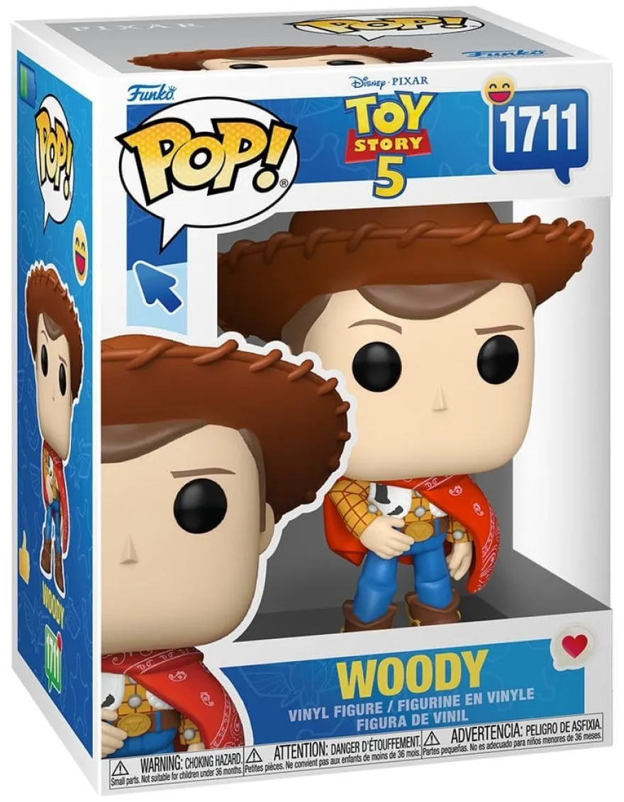 Toy Story 5 POP! Disney Vinyl Figur Woody 9 cm