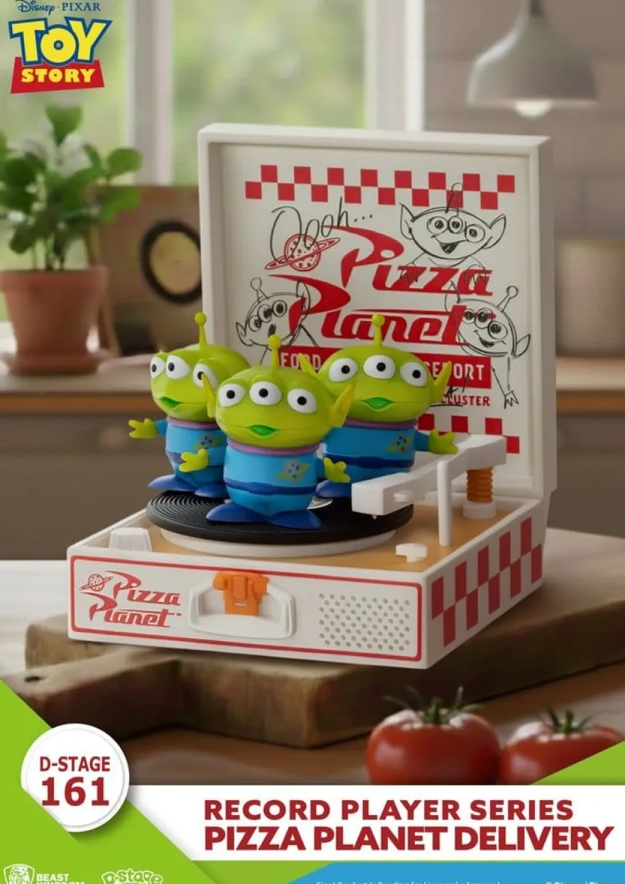 Toy Story Record Player Series PVC Figur Pizza Planet Delivery 12 cm