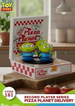 Toy Story Record Player Series PVC Figur Pizza Planet Delivery 12 cm