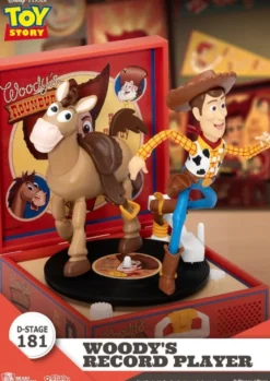 Toy Story Record Player Series PVC Figur Woody's Record Player 13 cm