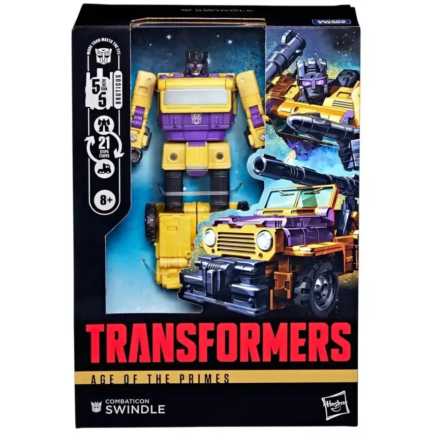 Transformers Age of the Primes Voyager Class Combaticon Swindle Actionfigur
