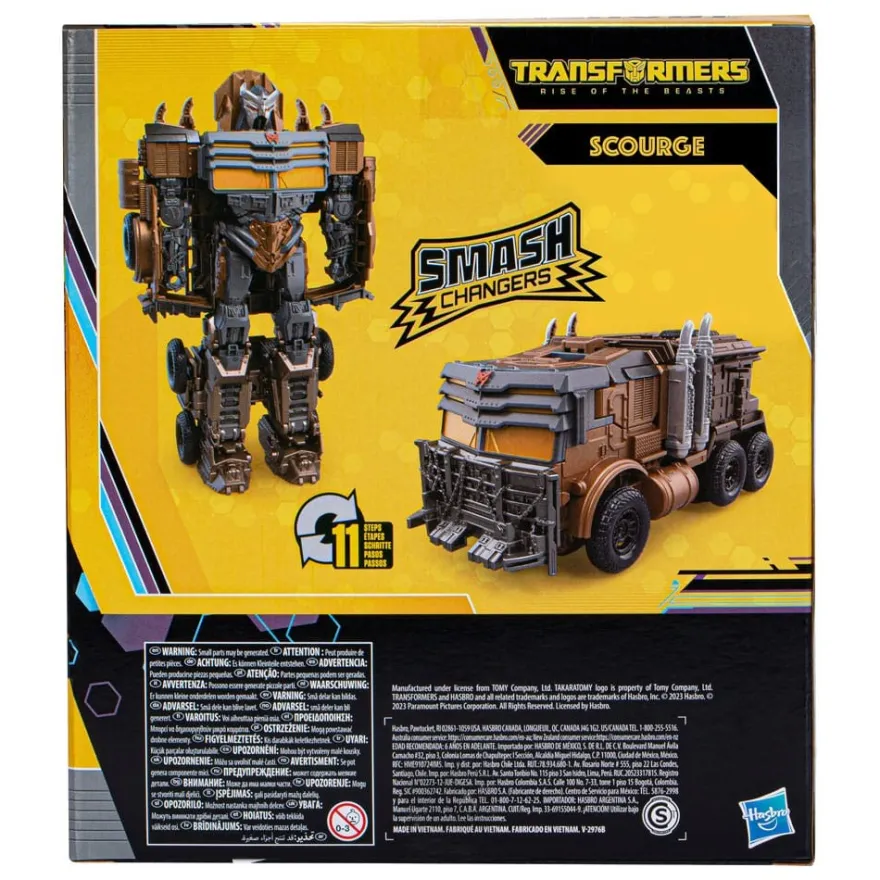 Transformers: Aufstieg der Bestien Buzzworthy Bumblebee Smash Changers Actionfigur Scourge 23 cm