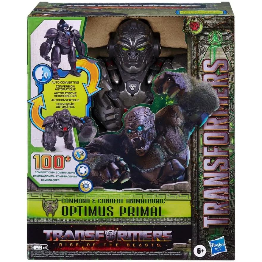 Transformers: Aufstieg der Bestien Elektronische Figur Command & Convert Animatronic Optimus Primal