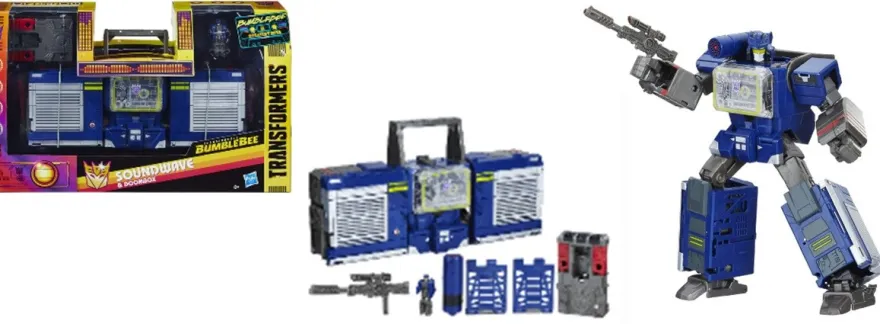 Transformers 6 Bumblebee Movie Soundwave & Boombox (Exclusive)